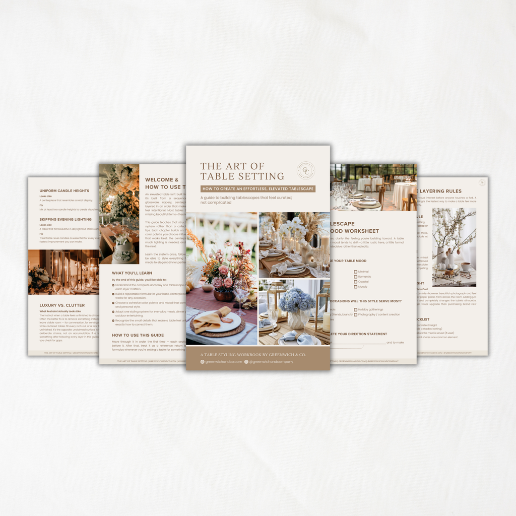 The Art of Table Setting: How to Create an Effortless, Elevated Tablescape