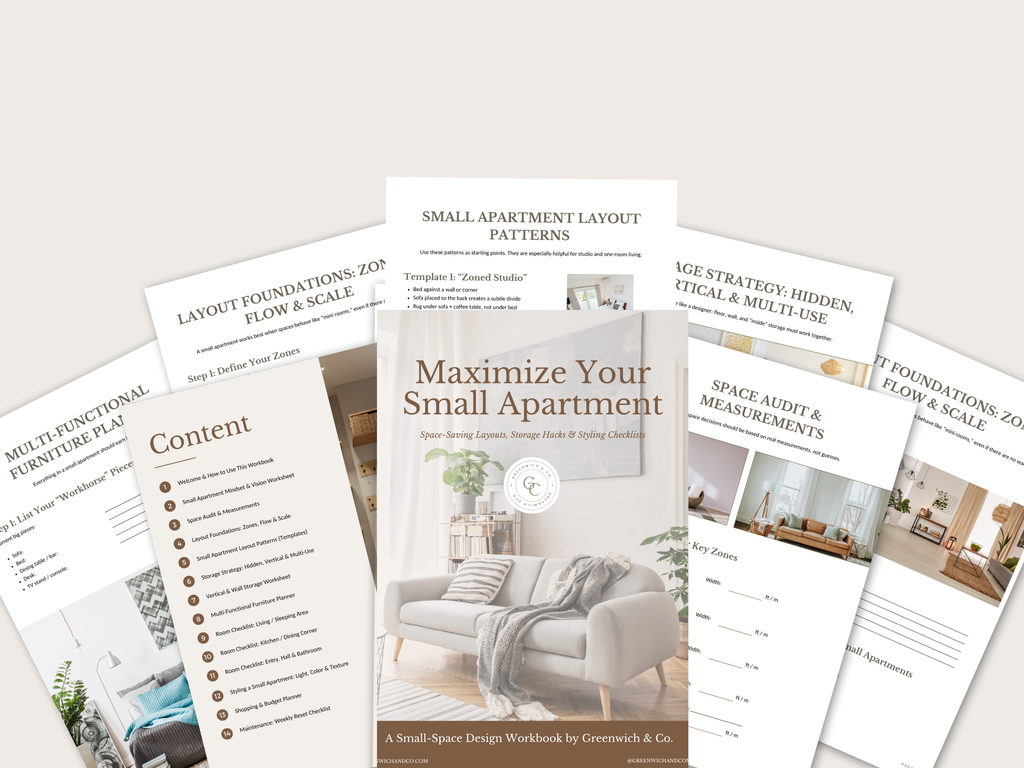 Maximizing Your Small Apartment: Space Saving Layouts, Storage Hacks & Styling Checklists
