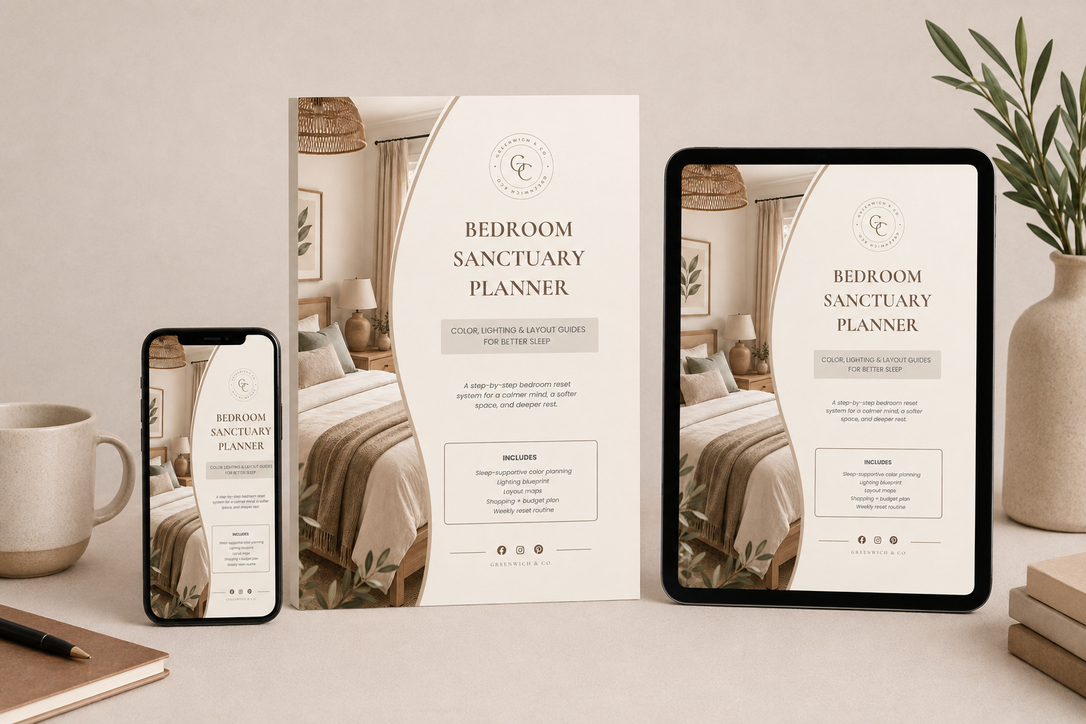 Bedroom Sanctuary Planner: Color, Lighting & Layout Guides for Better Sleep